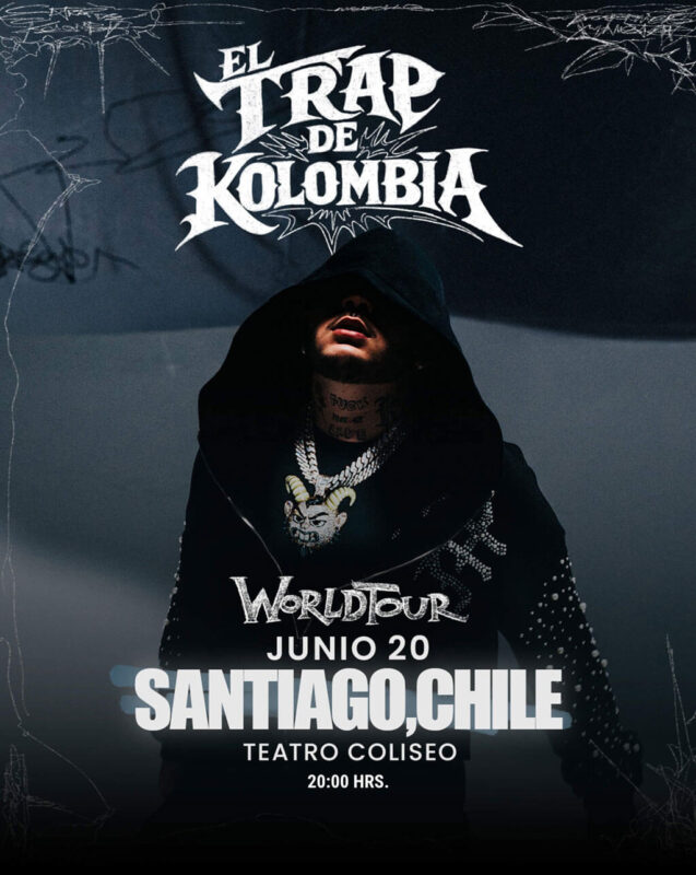 Kris R en Santiago de Chile: El Trap de Kolombia World Tour