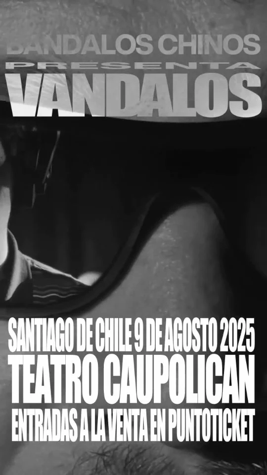 📣Te gustan los Bandalos???📣

@bandaloschinos / 9 de agosto / Teatro Caupolicán 
Entradas en @puntoticket 🎟️ Link en nuestras historias 

Produce @fauna_prod