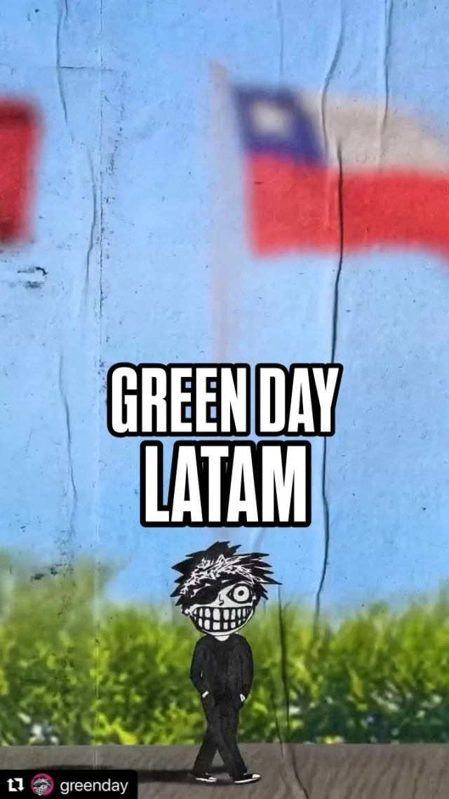 Ya es un hecho señores!!! @greenday vienen a Latinoamérica!! Ahora solo falta esperar la confirmación se fechas y la venta de boletos!!
Que recinto creen ustedes que sería el mejor par a esta banda?? 👀👀 Movistar?? O será que los envían también para el Parque del Estadio Nacional???

🎫🎫🎫

Cc @lotuscl

#greenday #greendaylatam